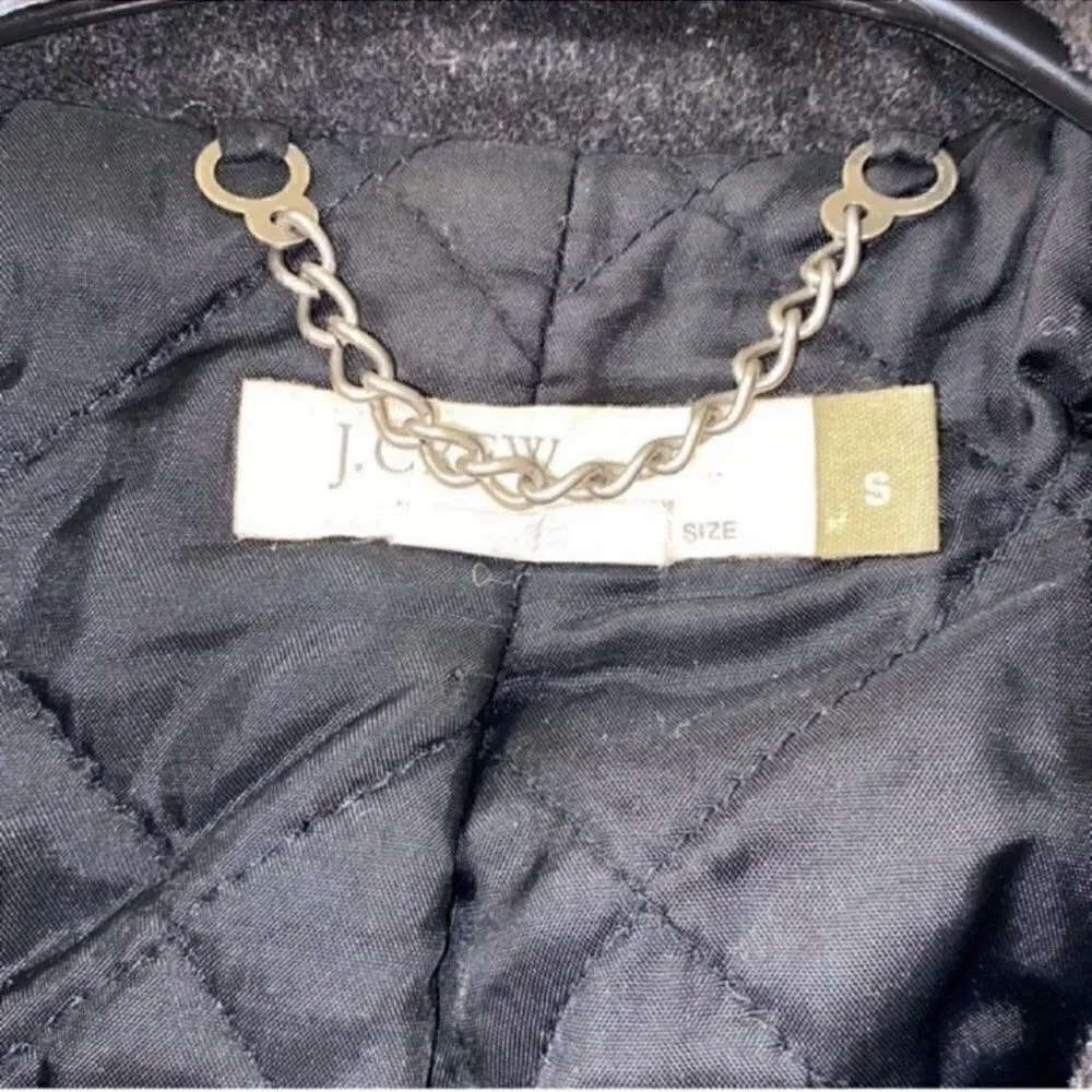 J.Crew Gray Peacoat(Size Small)